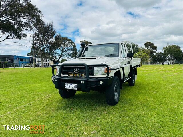 2018 TOYOTA LANDCRUISER WORKMATE (4X4) VDJ79R MY18 CAB CHASSIS