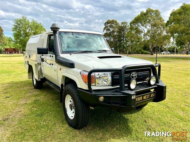 2012 TOYOTA LANDCRUISER WORKMATE (4X4) VDJ79R MY12 UPDATE CAB CHASSIS