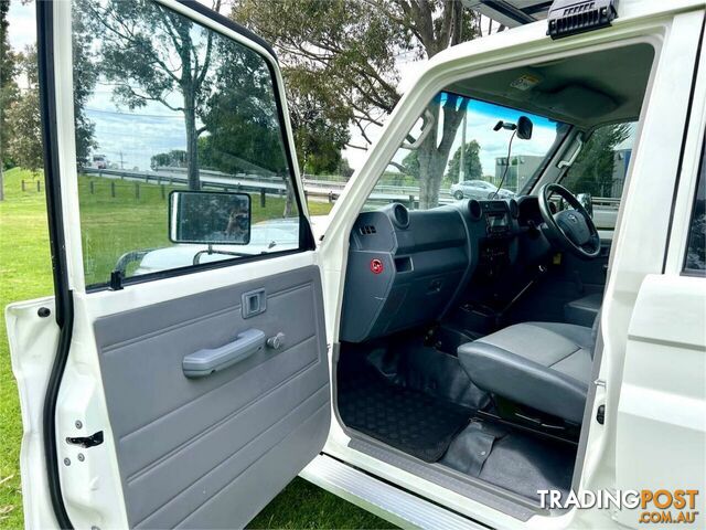 2019 TOYOTA LANDCRUISER WORKMATE (4X4) VDJ79R MY18 DOUBLE C\/CHAS