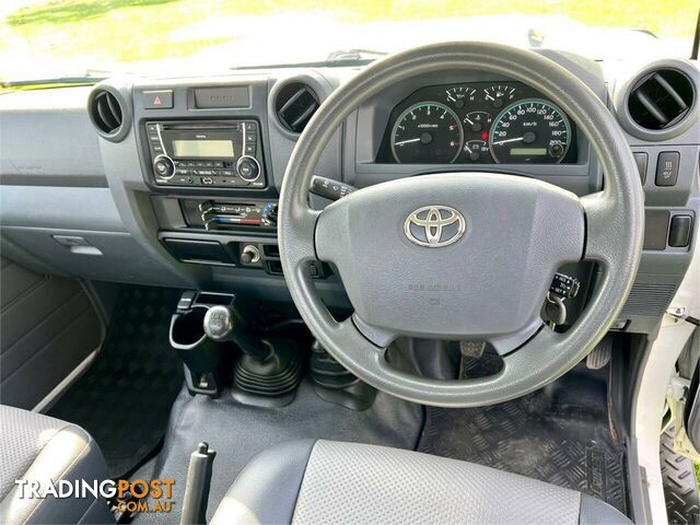 2017 TOYOTA LANDCRUISER WORKMATE (4X4) VDJ79R MY18 CAB CHASSIS