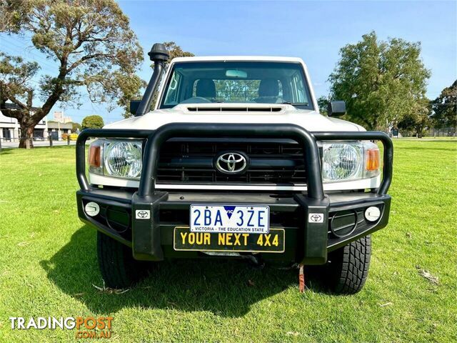 2017 TOYOTA LANDCRUISER WORKMATE (4X4) VDJ79R MY18 CAB CHASSIS