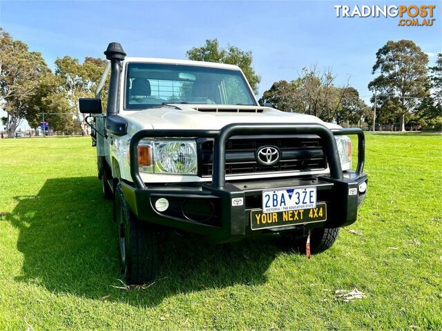 2017 TOYOTA LANDCRUISER WORKMATE (4X4) VDJ79R MY18 CAB CHASSIS