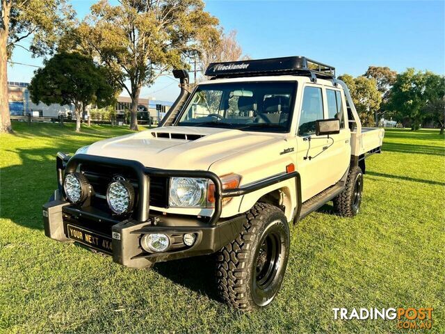 2017 TOYOTA LANDCRUISER WORKMATE (4X4) LC70 VDJ79R MY17 DOUBLE C\/CHAS