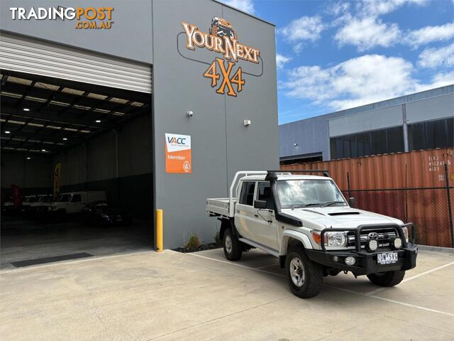 2016 TOYOTA LANDCRUISER GXL (4X4) VDJ79R MY12 UPDATE DOUBLE C\/CHAS