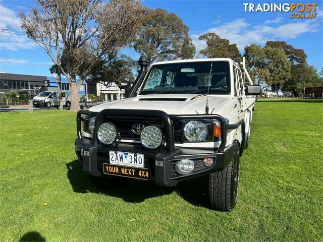 2015 TOYOTA LANDCRUISER WORKMATE (4X4) VDJ79R MY12 UPDATE DOUBLE C\/CHAS