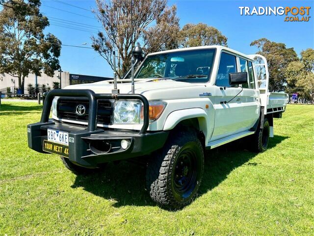 2018 TOYOTA LANDCRUISER WORKMATE (4X4) VDJ79R MY18 DOUBLE C\/CHAS