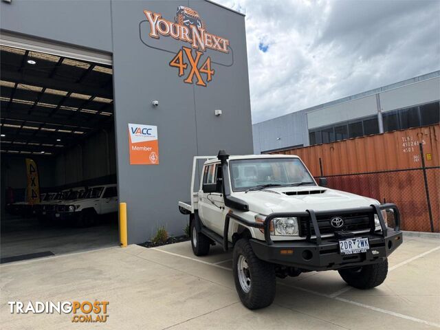 2018 TOYOTA LANDCRUISER WORKMATE (4X4) VDJ79R MY18 DOUBLE C\/CHAS