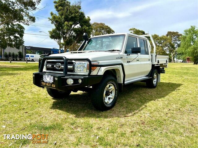 2017 TOYOTA LANDCRUISER GXL (4X4) VDJ79R DOUBLE C\/CHAS