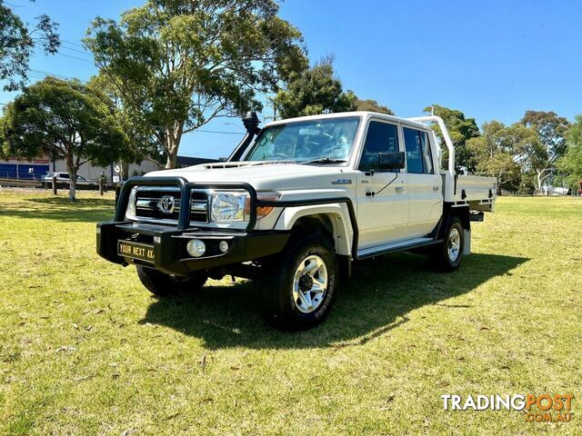 2017 TOYOTA LANDCRUISER GXL (4X4) VDJ79R DOUBLE C\/CHAS