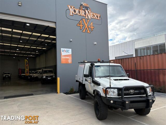 2020 TOYOTA LANDCRUISER WORKMATE (4X4) VDJ79R MY18 CAB CHASSIS