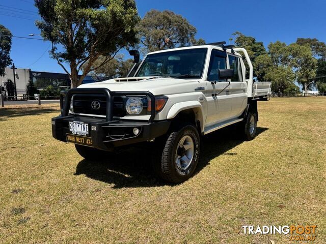 2020 TOYOTA LANDCRUISER WORKMATE (4X4) VDJ79R MY18 DOUBLE C\/CHAS