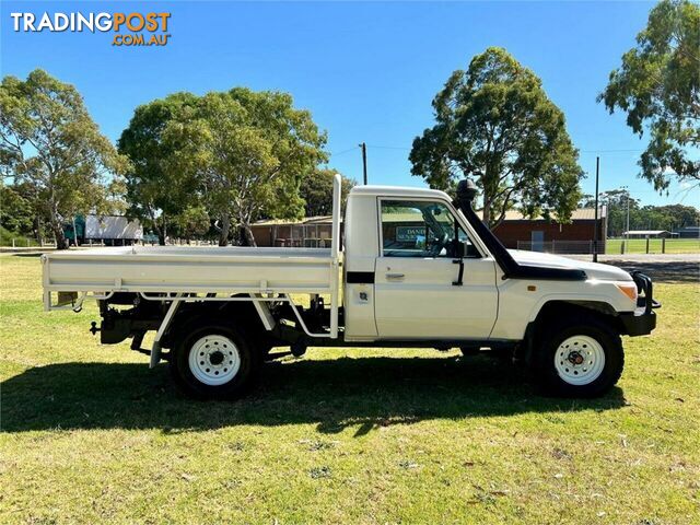 2012 TOYOTA LANDCRUISER WORKMATE (4X4) VDJ79R MY12 UPDATE CAB CHASSIS