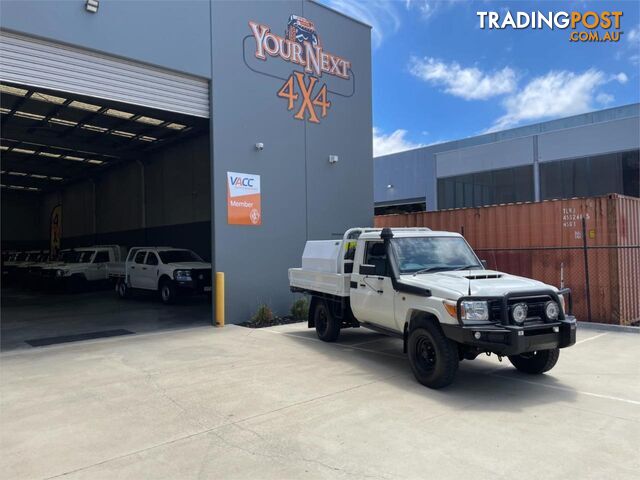 2017 TOYOTA LANDCRUISER WORKMATE (4X4) VDJ79R MY18 CAB CHASSIS
