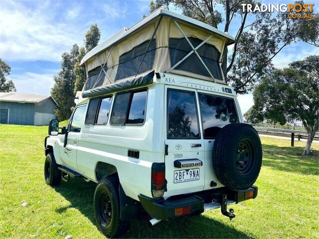 2009 TOYOTA LANDCRUISER WORKMATE (4X4) 3 SEAT VDJ78R TROOP CARRIER