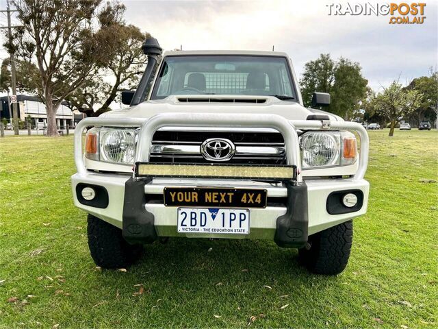 2018 TOYOTA LANDCRUISER GXL (4X4) VDJ79R CAB CHASSIS