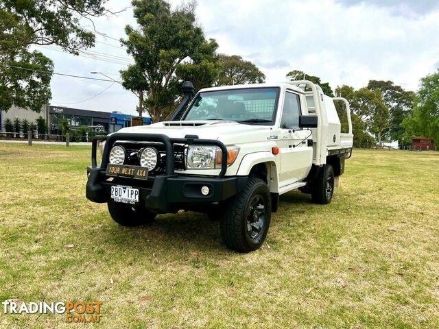 2018 TOYOTA LANDCRUISER GXL (4X4) VDJ79R CAB CHASSIS