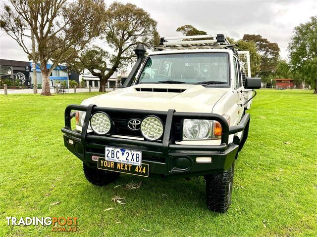 2017 TOYOTA LANDCRUISER WORKMATE (4X4) VDJ79R MY18 DOUBLE C\/CHAS