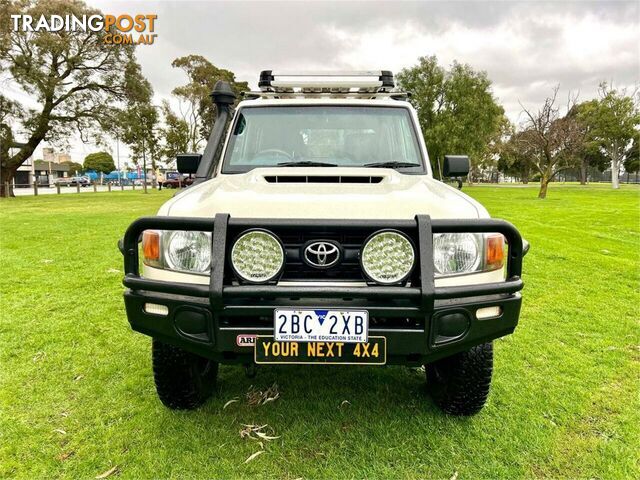 2017 TOYOTA LANDCRUISER WORKMATE (4X4) VDJ79R MY18 DOUBLE C\/CHAS