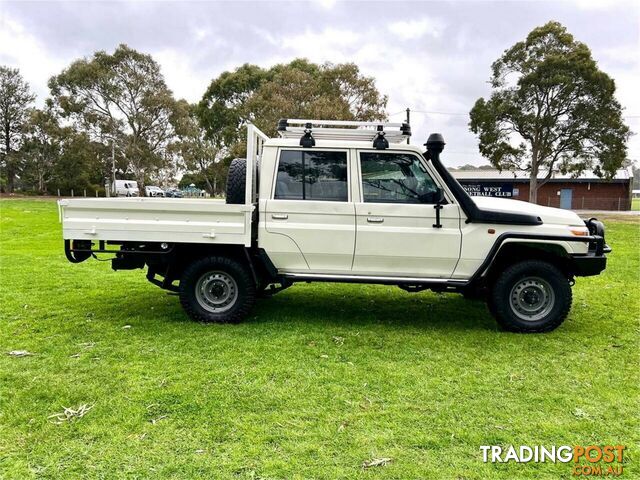 2017 TOYOTA LANDCRUISER WORKMATE (4X4) VDJ79R MY18 DOUBLE C\/CHAS