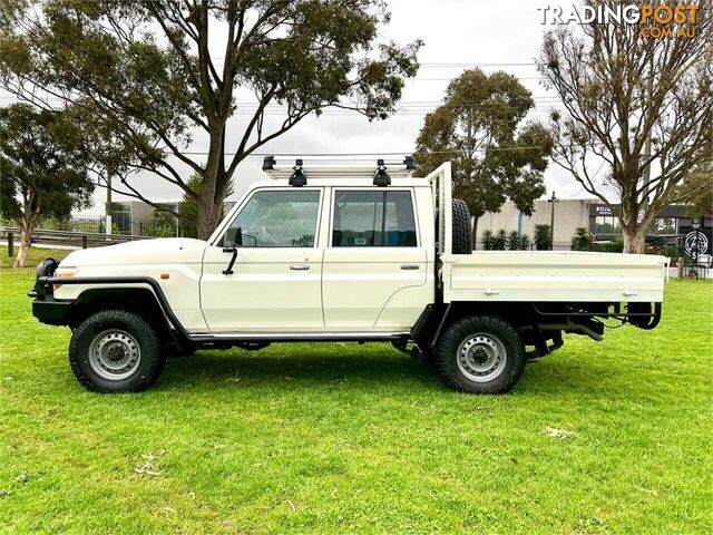 2017 TOYOTA LANDCRUISER WORKMATE (4X4) VDJ79R MY18 DOUBLE C\/CHAS