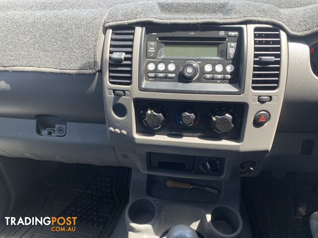 2008 NISSAN NAVARA RX (4X4) D40 CAB CHASSIS