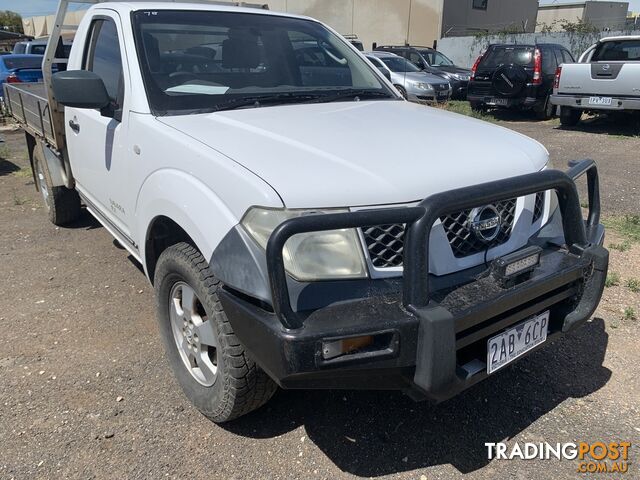 2008 NISSAN NAVARA RX (4X4) D40 CAB CHASSIS