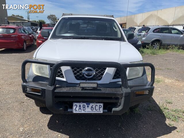 2008 NISSAN NAVARA RX (4X4) D40 CAB CHASSIS