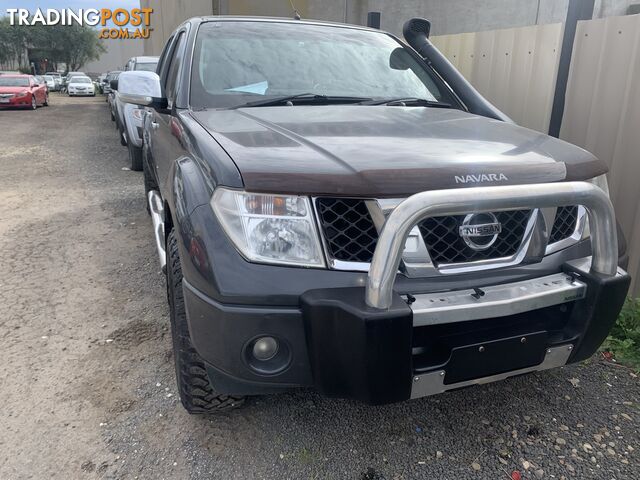 2008 NISSAN NAVARA ST-X (4X4) D40 DUAL CAB PICK-UP