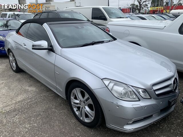 2010 MERCEDES-BENZ E250 CABRIOLET