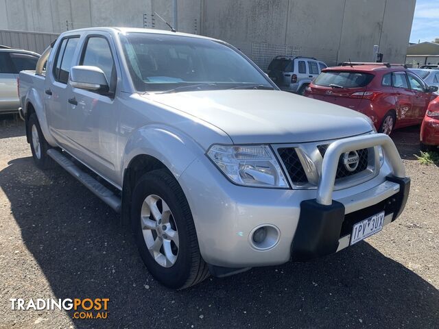 2011 NISSAN NAVARA ST-X (4X4) D40 SERIES 4 DUAL CAB PICK-UP