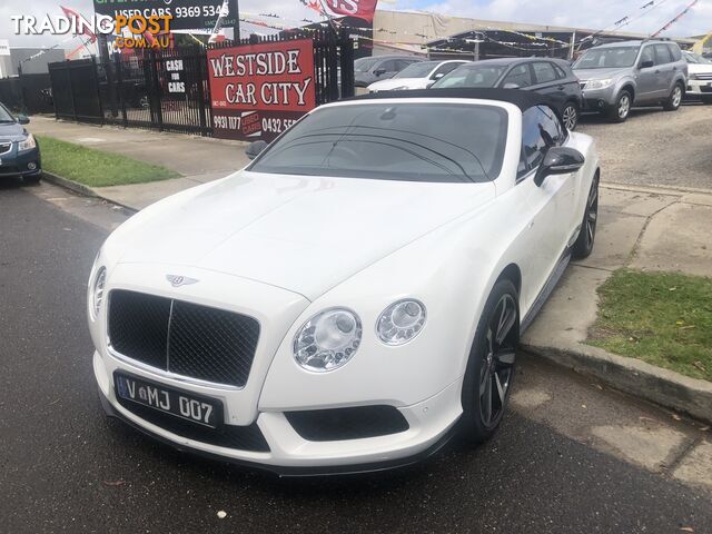 2014 BENTLEY CONTINENTAL GTC V8 S 3W MY15 CONVERTIBLE