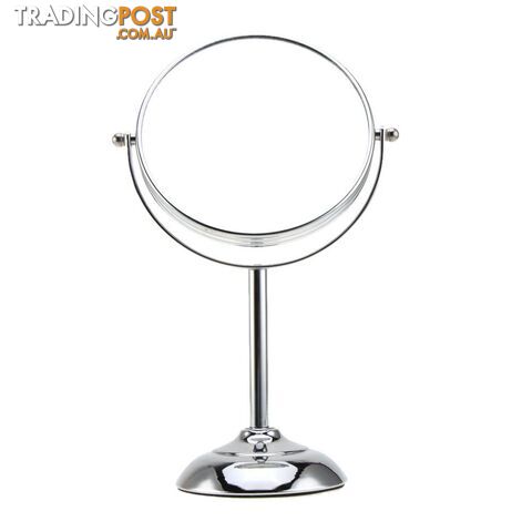  Silver6 Inch 10x Magnification Circular Makeup Mirror Dual 2Sided Round Shape Cosmetic Mirror Stand Mirror for Make up Tools