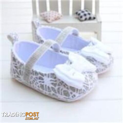  15 / 0-6 Monthsborn Baby Girls Flower Shoes Toddler Soft Bottom Kids Crib First Walkers Shoes