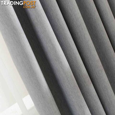  Gray / Custom made / 5 Pull Pleated TapeSolid Twill Window Shade Thick Blackout Curtains for Living Room the Bedroom Window Treatment Curtain Panel Drape