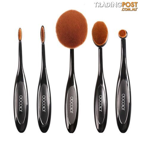  Type2Promotion!makeup brushes Tooth Brush Shape Oval Makeup Brush Set 10pcs/6pcs/5pcs Professional Foundation Powder Brush Kit holder