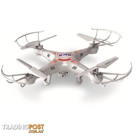  White2.4G RC Helicopter Drone with Camera HD Remote Control Helicopter X5C 4 CH 6 Axis Gyro Quadcopter With Camera 2MP HD Dron RC Toy