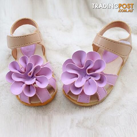  Lavender / 8.5Summer children shoes girls sandals princess beautiful flower Sandals baby Shoes sneakers sapato infantil menina