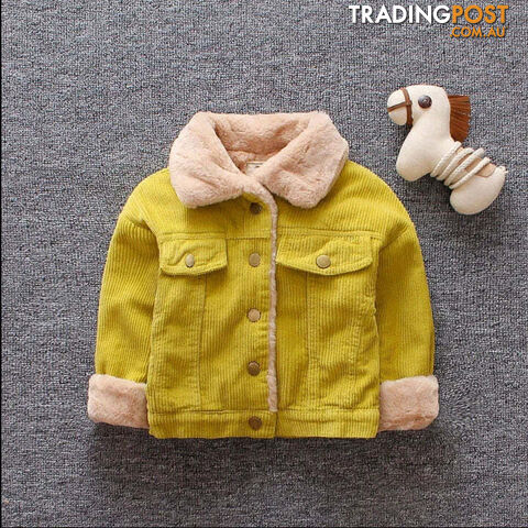 Afterpay Zippay Yellow / 3TBaby Girl Clothes Children Boys Thicken Warm Jacket Kids Coat Toddler Casual Cotton Costume Infant Sportswear