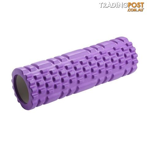  PurpleSport Fitness Foam Roller Eva for Massage Roller Black 30cm Standard Exercises Physical Therapy Soft Yoga Block Pilates Home Gym