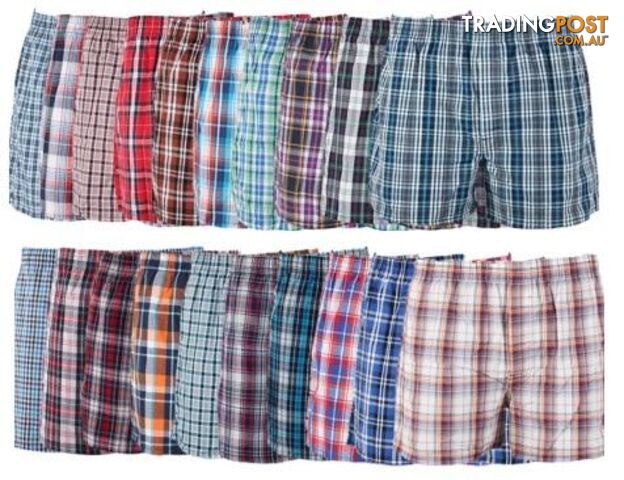 MClassic Plaid Men Boxer Shorts mens underwear trunks Cotton Cuecas Underwear boxers for male Mix Color 4 Pieces/Lot