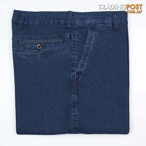 Afterpay Zippay Blue jeans / 31Stretch Slim Fit Men's Jeans Designer High Quality Classic Denim Pants Summer Baggy Jeans Men Fashion Elasticity