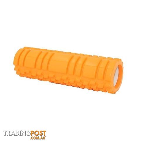  OrangeSport Fitness Foam Roller Eva for Massage Roller Black 30cm Standard Exercises Physical Therapy Soft Yoga Block Pilates Home Gym