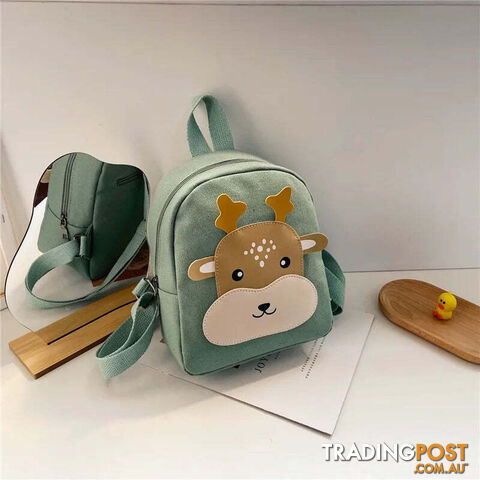 Afterpay Zippay green2Cute Children School Bags 3d Cartoon Animal Plush Kids Backpack Kindergarten Boys Girls Schoolbags Mini Small Backpack