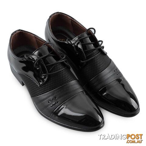 Afterpay Zippay Black / 10Classical Men Business Shoes Man Luxury Leather Derby Shoes Men's Flat Oxfords Casual Shoe Black/Brown Footwear Male Shoes