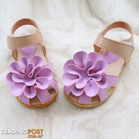 Afterpay Zippay Lavender / 8Summer children shoes girls sandals princess beautiful flower Sandals baby Shoes sneakers sapato infantil menina