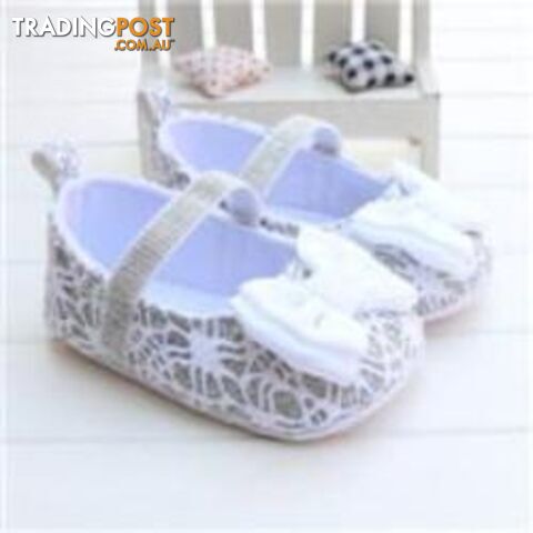  15 / 7-12 Monthsborn Baby Girls Flower Shoes Toddler Soft Bottom Kids Crib First Walkers Shoes