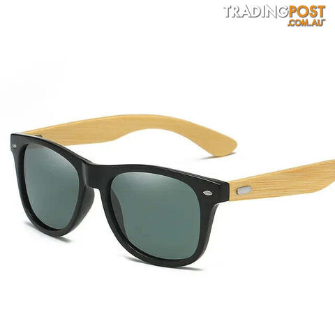 Afterpay Zippay black greenFashion Wood Men's Ultraviolet Sunglasses Classic Male Driving Riding UV400 Sports Sun Glasses Eyewear Wooden Bamboo Eyeglasses