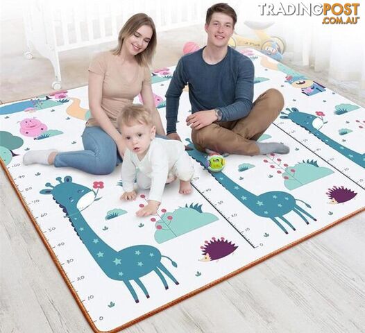  200cmX180cmX1cmBaby Crawling Mat Thick Living Room Children's Home Foam Animals Play Mat Moisture-proof Game Gym Rug Kids Carpet