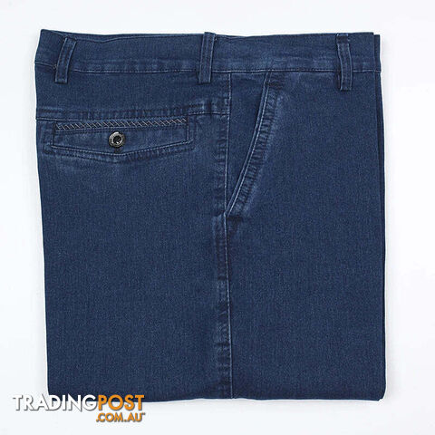 Afterpay Zippay Blue jeans / 41Stretch Slim Fit Men's Jeans Designer High Quality Classic Denim Pants Summer Baggy Jeans Men Fashion Elasticity
