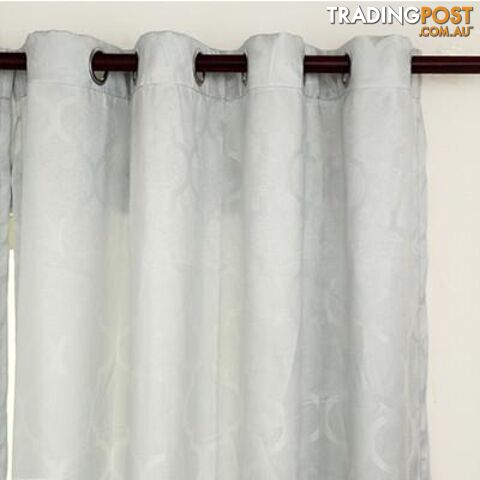  Light Grey / Custom made / 5 Pull Pleated TapeQuatrefoil Modern Window Curtains for Living Room Bedroom Kitchen Window Treatments Panels Fabric and Draperies